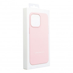 Apple iPhone 14 Case Leather Mag Cover Elegant  MagSAFE  Sand pink
