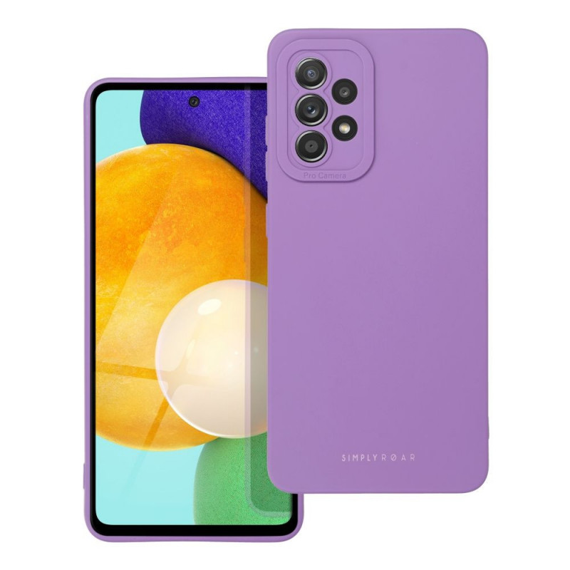 Samsung Galaxy A52s 5G Case Roar Luna Monochrome, Stylish, An aesthetic accessory  Violet