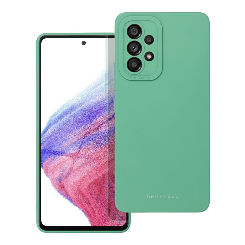 Samsung Galaxy A53 5G Case Roar Luna Monochrome, Stylish, An aesthetic accessory  Green