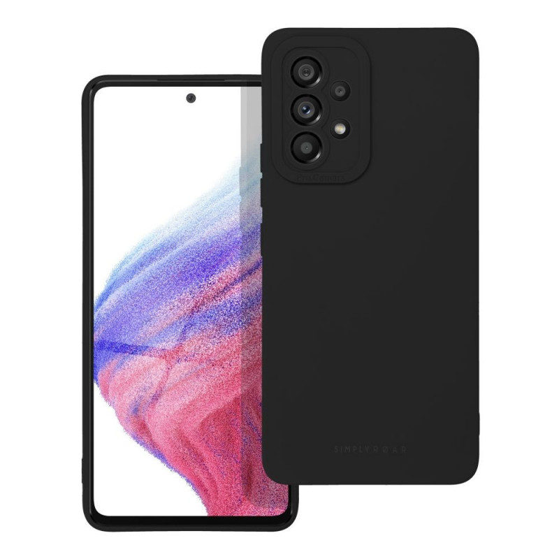 Samsung Galaxy A53 5G Case Roar Luna Monochrome, Stylish, An aesthetic accessory  Black