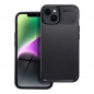 Apple iPhone 14 Case Carbon premium Elegant  Black