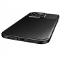Apple iPhone 14 Pro Case Carbon premium Elegant  Black