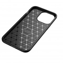 Apple iPhone 14 Pro Case Carbon premium Elegant  Black