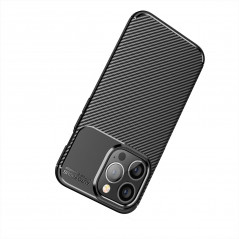 Apple iPhone 14 Pro Case Carbon premium Elegant  Black