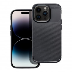 Apple iPhone 14 Pro Case Carbon premium Elegant  Black