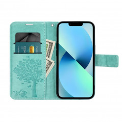 Samsung Galaxy A13 LTE Wallet Cases MEZZO Book Tree  Green