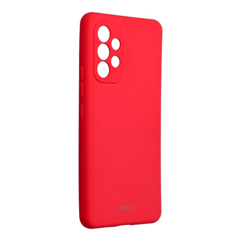 Samsung Galaxy A53 5G Case Roar Colorful Jelly Hot pink
