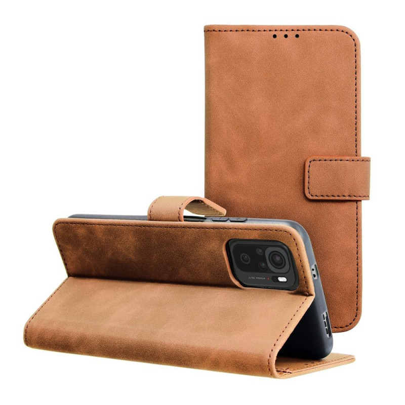 XIAOMI Redmi Note 11S Wallet Cases TENDER Book Brown