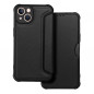 Apple iPhone 13 Wallet Cases Razor Book Carbon Fibre, Carbon pattern  Black