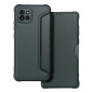 Samsung Galaxy A03 Wallet Cases Razor Book Carbon Fibre, Carbon pattern  Dark green