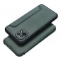 Samsung Galaxy A03 Wallet Cases Razor Book Carbon Fibre, Carbon pattern  Dark green