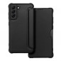 Samsung Galaxy S21 FE 5G Wallet Cases Razor Book Carbon Fibre, Carbon pattern  Black