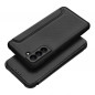Samsung Galaxy S21 FE 5G Wallet Cases Razor Book Carbon Fibre, Carbon pattern  Black