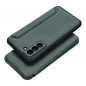 Samsung Galaxy S21 FE 5G Wallet Cases Razor Book Carbon Fibre, Carbon pattern  Dark green