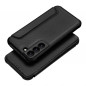 Samsung Galaxy S22 Wallet Cases Razor Book Carbon Fibre, Carbon pattern  Black