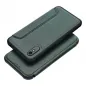 XIAOMI Redmi 9C NFC Wallet Cases Razor Book Carbon Fibre, Carbon pattern  Dark green