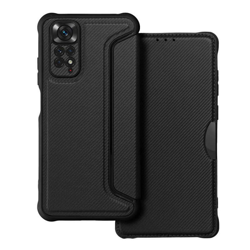 XIAOMI Redmi Note 11S Wallet Cases Razor Book Carbon Fibre, Carbon pattern Black XIAOMI Redmi Note 11S Wallet Cases Razor Book Carbon Fibre, Carbon pattern Black