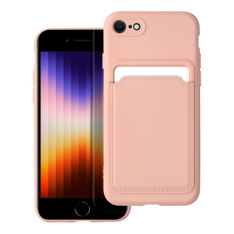 Apple iPhone SE 2022 5G Case Card Pink