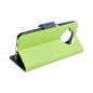 Samsung Galaxy A03 Wallet Cases Fancy Book Navy / Lime