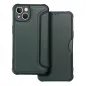 Apple iPhone 13 Wallet Cases Razor Book Carbon Fibre, Carbon pattern Dark green Apple iPhone 13 Wallet Cases Razor Book Carbon Fibre, Carbon pattern Dark green