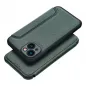 Apple iPhone 13 Wallet Cases Razor Book Carbon Fibre, Carbon pattern Dark green Apple iPhone 13 Wallet Cases Razor Book Carbon Fibre, Carbon pattern Dark green