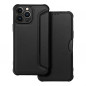 Apple iPhone 13 Pro Max Wallet Cases Razor Book Carbon Fibre, Carbon pattern  Black