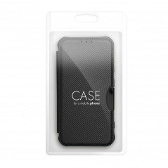 Apple iPhone 13 Pro Max Wallet Cases Razor Book Carbon Fibre, Carbon pattern  Black