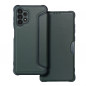 Samsung Galaxy A13 LTE Wallet Cases Razor Book Carbon Fibre, Carbon pattern  Dark green