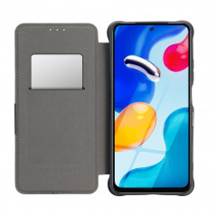 XIAOMI Redmi Note 11 Wallet Cases Razor Book Carbon Fibre, Carbon pattern  Dark green