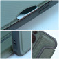 XIAOMI Redmi Note 11 Wallet Cases Razor Book Carbon Fibre, Carbon pattern  Dark green