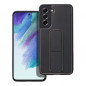 Samsung Galaxy S21 FE 5G Case LEATHER Case Kickstand Black