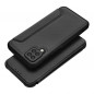 Samsung Galaxy A12 Wallet Cases Razor Book Carbon Fibre, Carbon pattern  Black