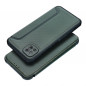 Samsung Galaxy A22 5G Wallet Cases Razor Book Carbon Fibre, Carbon pattern  Dark green
