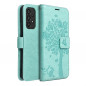 Samsung Galaxy A33 Wallet Cases MEZZO Book Tree  Green