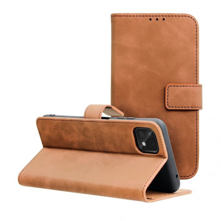 Samsung Galaxy A22 5G Wallet Cases TENDER Book Brown