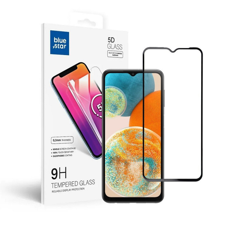 Samsung Galaxy A23 5G Tempered glass Blue Star 9H Transparent