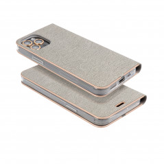 XIAOMI Redmi Note 11 Wallet Cases LUNA Book Gold Elegant  Silver