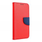 Oppo A74 5G Wallet Cases Fancy Book Red / Navy