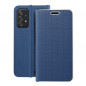 Samsung Galaxy A52s 5G Wallet Cases LUNA Book Carbon Carbon Fibre, Elegant  Blue