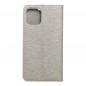Apple iPhone 12 mini Wallet Cases LUNA Book Gold Elegant  Silver