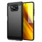 XIAOMI Poco X3 Case Carbon Elegant  Black
