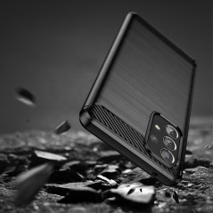 Samsung Galaxy A72 LTE Case Carbon Elegant  Black