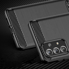 Samsung Galaxy A72 LTE Case Carbon Elegant  Black