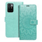 XIAOMI Redmi 10 5G Wallet Cases MEZZO Book Mandala  Green