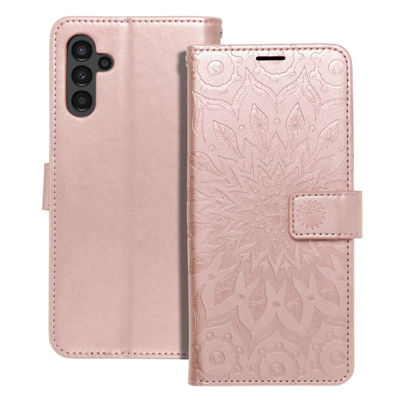 Samsung Galaxy A13 LTE Wallet Cases MEZZO Book Mandala  Rose gold