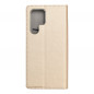 Samsung Galaxy S22 Ultra Wallet Cases Smart Case Book Gold