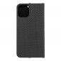 Apple iPhone 12 Wallet Cases LUNA Book Carbon Carbon Fibre, Elegant  Black