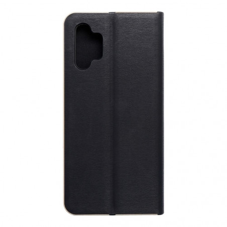 Samsung Galaxy A32 5G Wallet Cases LUNA Book Gold Elegant  Black