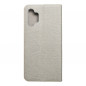 Samsung Galaxy A32 5G Wallet Cases LUNA Book Gold Elegant  Silver