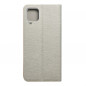 Samsung Galaxy A12 Wallet Cases LUNA Book Gold Elegant  Silver